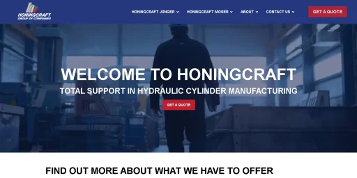 Honingcraft Website Screenshot